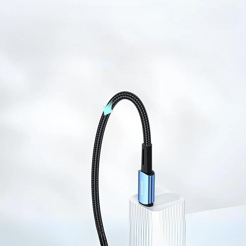 כבל Type C עם זווית 90 מעלות, 100W, 480Mbps ואורך מטר , כבל USB מבית סמארטקום . מתאים לשימוש כ Type c כבל טעינה כבלים .