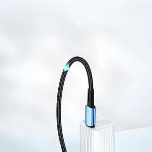 כבל Type C עם זווית 90 מעלות, 100W, 480Mbps ואורך מטר , כבל USB מבית סמארטקום . מתאים לשימוש כ Type c כבל טעינה כבלים .