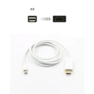 כבל Mini DP ל HDMI ברזולוציה 4K או 1080P מושלם למקבוק פרו, איר ומיני - חויית צפייה ללא פשרות Wight , כבל וידאו מבית סמארטקום . מתאים לשימוש כ hdmi Mini DP כבלים .