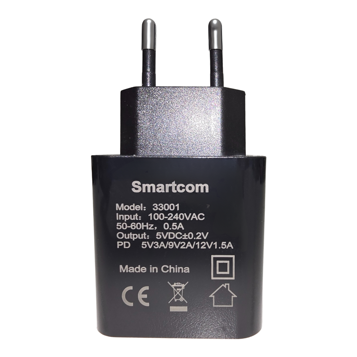 מטען חשמלי 3A עם חיבור Type-C מבית SmartCom – עוצמתי, מהיר ועמיד! 🔋 , מטען לטלפון מבית סמארטקום . מתאים לשימוש כ 30% Black Friday! מטענים לבית ציוד נלווה לטלפונים .