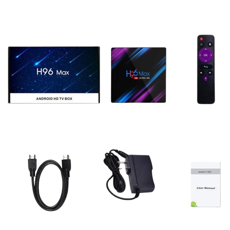 סטרימר H96 MAX חכם עם אנדרואיד 11: 4G 64GB 32G 4K עם שליטת קול, ווי-פי, בלוטות', ונגן מדיה - שדרגו את חוויית הצפייה שלכם , סטרימר מבית סמארטקום . מתאים לשימוש כ סטרימר .