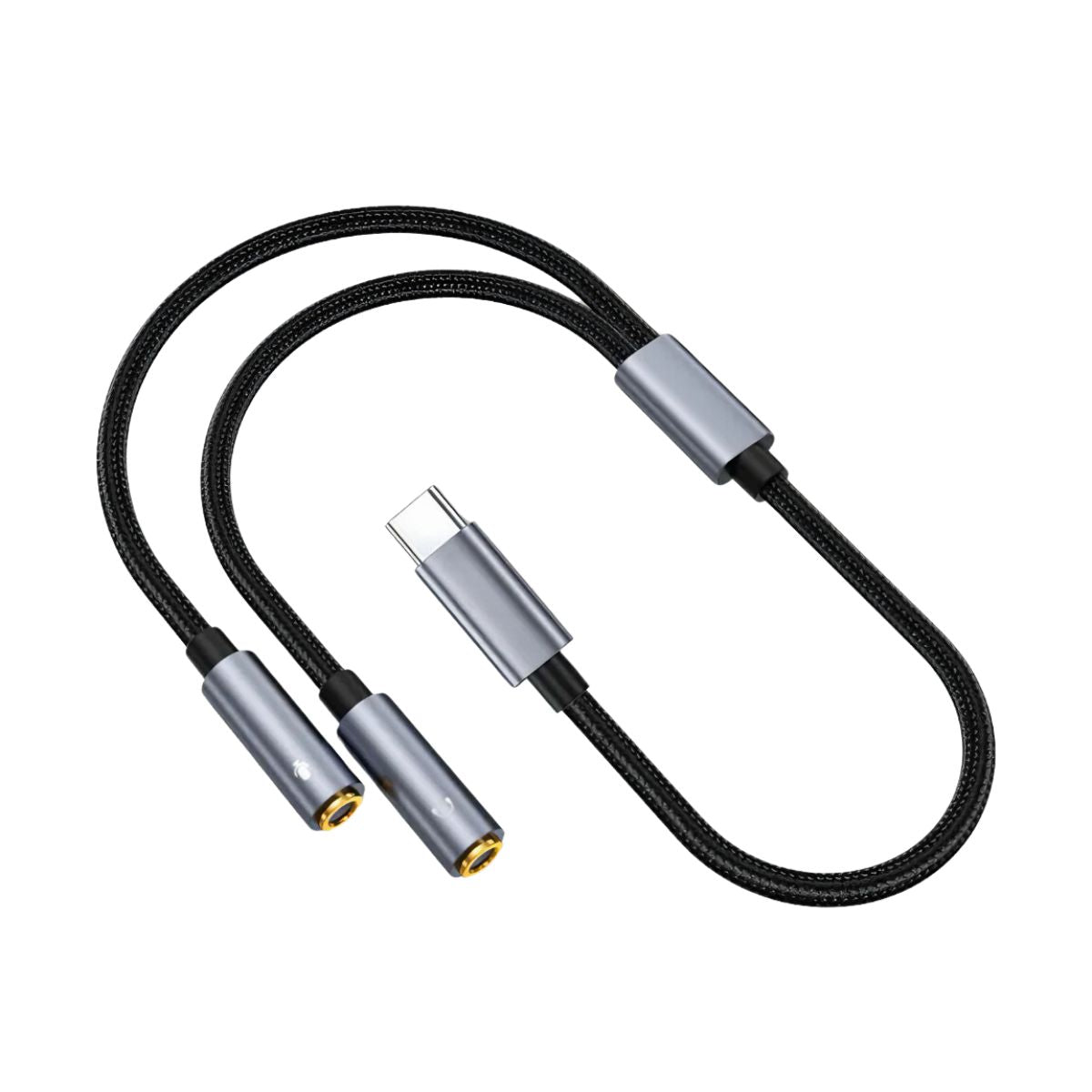 ממיר כרטיס קול חיצוני USB C 7.1 עם צ'יפ HiFi DAC לסמסונג שיאומי אייפד - כניסת USB C, לשני יציאות 3.5mm לחיבור אוזניות ורמקול , מתאם אודיו מבית סמארטקום . מתאים לשימוש כ AUX Type c מתאמים .