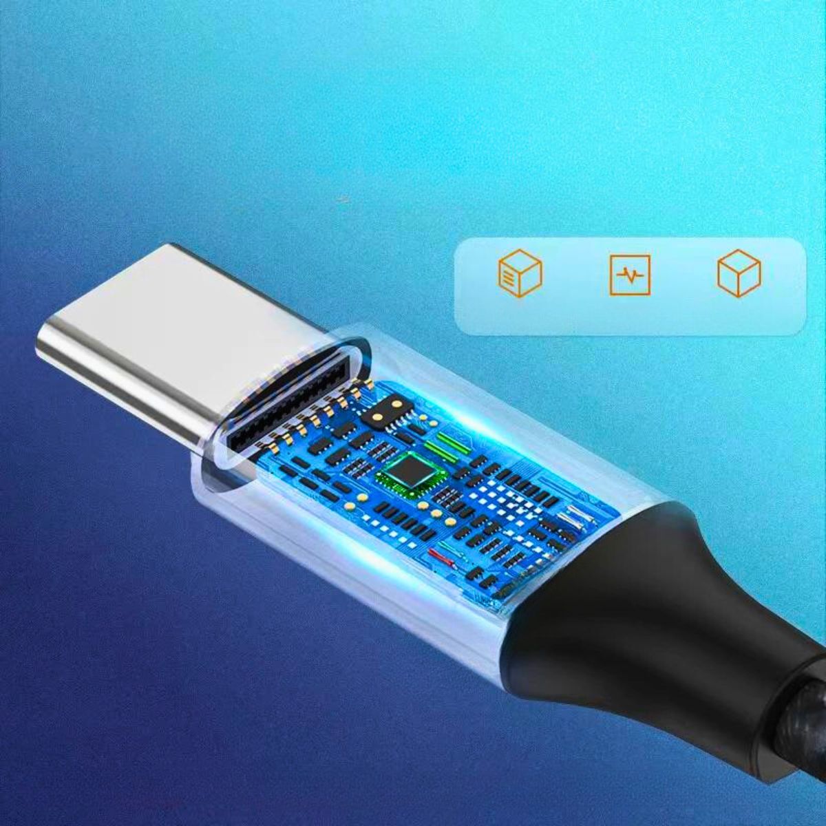 ממיר כרטיס קול חיצוני USB C 7.1 עם צ'יפ HiFi DAC לסמסונג שיאומי אייפד - כניסת USB C, לשני יציאות 3.5mm לחיבור אוזניות ורמקול , מתאם אודיו מבית סמארטקום . מתאים לשימוש כ AUX Type c מתאמים .