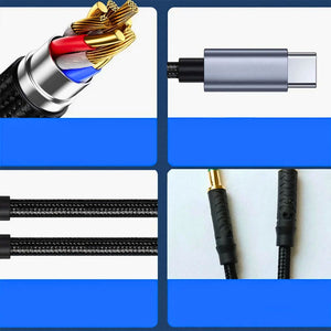 ממיר כרטיס קול חיצוני USB C 7.1 עם צ'יפ HiFi DAC לסמסונג שיאומי אייפד - כניסת USB C, לשני יציאות 3.5mm לחיבור אוזניות ורמקול , מתאם אודיו מבית סמארטקום . מתאים לשימוש כ AUX Type c מתאמים .