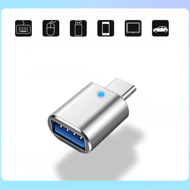 מתאם OTG Type C מהיר - חיבור אחסום ומכשירים לטלפון הנייד , מתאם USB מבית סמארטקום . מתאים לשימוש כ מתאמים ציוד נלווה לטלפונים .