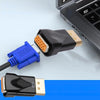 ממיר 1080P DP ל-VGA, מתאם מחבר DisplayPort לזכר חיבור VGA למחשב, מקרן, DVD, טלוויזיה, מחשב נייד ומסך , מתאם וידאו מבית סמארטקום . מתאים לשימוש כ DP מתאמים .