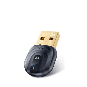 מתאם Bluetooth 5.1 עם טווח בין 20 ל 150 מטר, דונגל Bluetooth 5.1/5.0 USB למחשבים עם Windows 11/10/8/7 50M BT5.1 1pc , כרטיס רשת מבית סמארטקום . מתאים לשימוש כ כרטיסי רשת אלחוטיים .