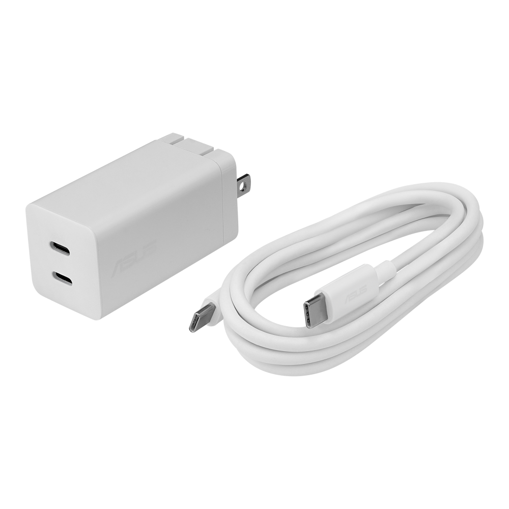 ASUS 65W USB-C GaN Charger , מטענים מבית Asus . מתאים לשימוש כ .