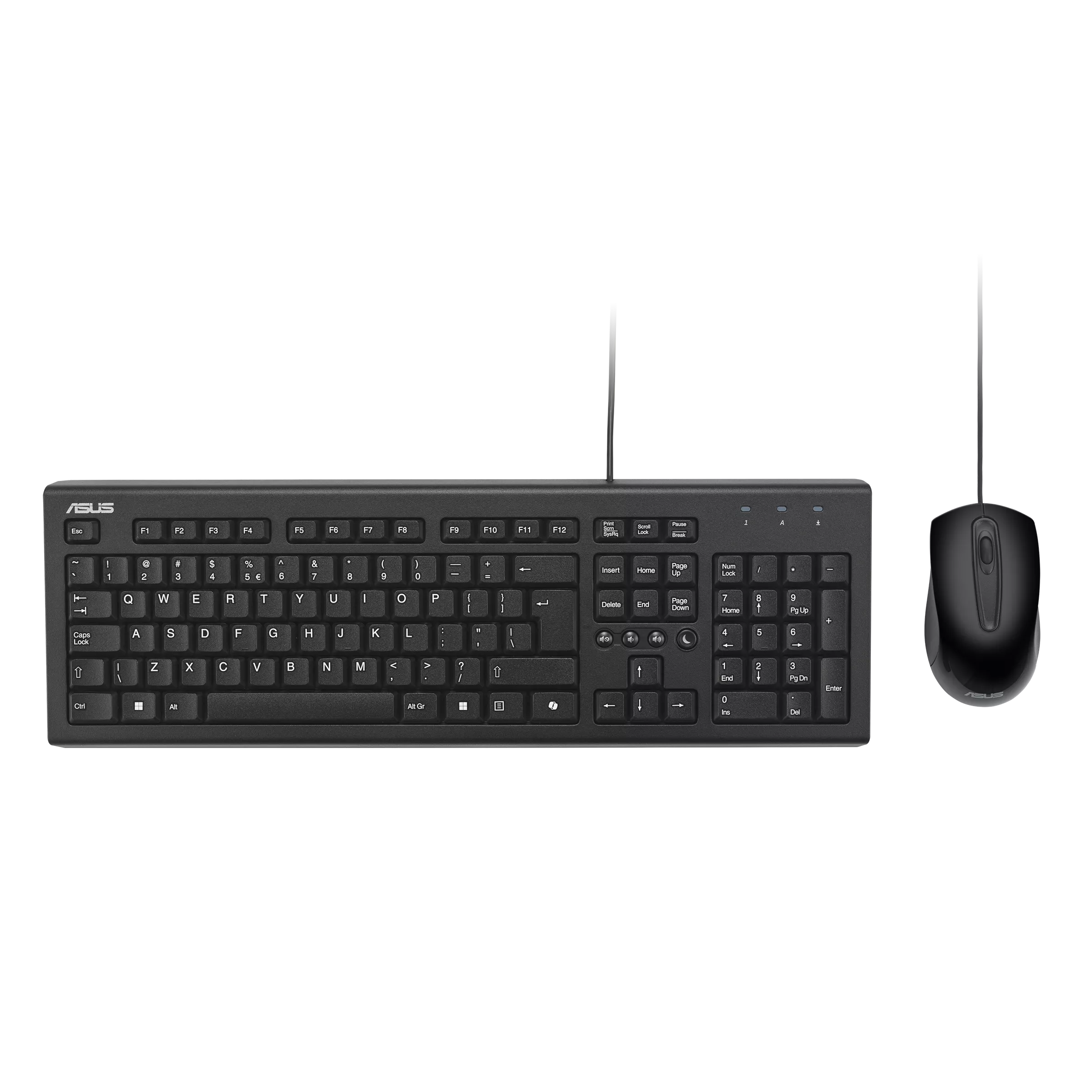 ASUS U2000 Keyboard + Mouse Set , עכבר / מקלדת חוטי !!! מבית Asus . מתאים לשימוש כ .