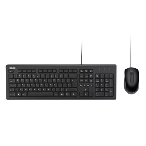 ASUS U2000 Keyboard + Mouse Set , עכבר / מקלדת חוטי !!! מבית Asus . מתאים לשימוש כ .
