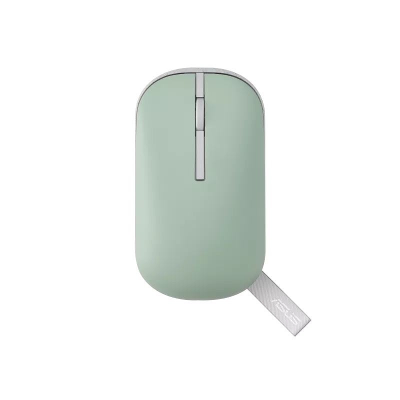 ASUS Marshmallow Mouse MD100 ירוק , עכבר אלחוטי מבית Asus . מתאים לשימוש כ .