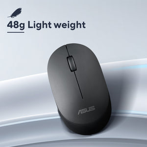 ASUS Bluetooth Silent Mouse MW105 , עכבר אלחוטי מבית Asus . מתאים לשימוש כ .